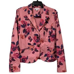 Cabi Pink Floral Rose Garden Blazer